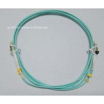 Fiber Patch Cord for LC-Mini LC Om3 Aqua Cable